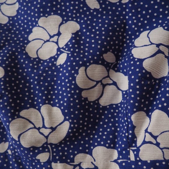 Boden Blue Sierra Floral Textured Dress sz US Petite 6P - Picture 6 of 7